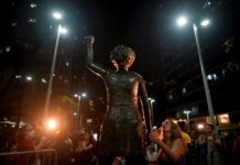 Inauguran estatua de la activista Marielle Franco en Rio de Janeiro