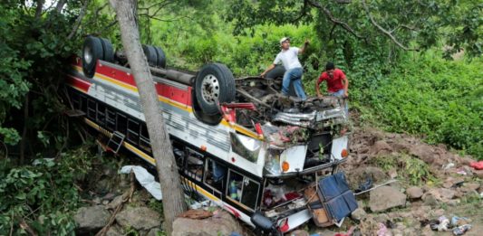 Un accidente de carretera en el norte de Nicaragua deja 16 muertos