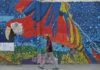 Tapas plásticas se convierten en un mural en una ciudad de Venezuela