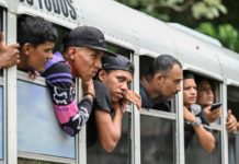 Migrantes venezolanos colman albergue en Panamá