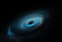 Telescopio Espacial Hubble capta a un agujero negro engullir a una estrella