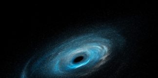 Telescopio Espacial Hubble capta a un agujero negro engullir a una estrella