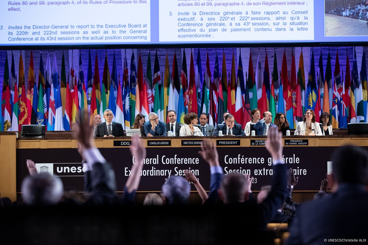 Estados Unidos regresa a la UNESCO con amplio apoyo de los países miembros