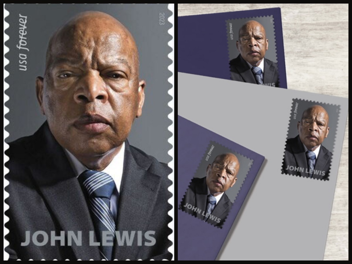 USPS inmortaliza al fallecido congresista John Lewis con un sello postal