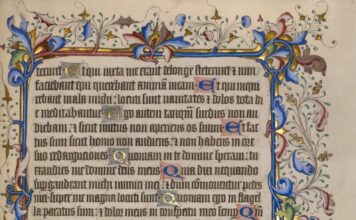 Arte en manuscritos explorando el diseño gráfico en la Edad Media