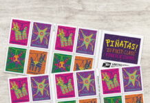 Servicio postal de Estados Unidos inmortaliza a las piñatas en sellos postales