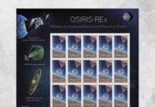 Un sello estelar USPS rinde homenaje a la misión OSIRIS-REx de la NASA