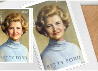 Betty Ford- reconocimiento de un legado en un nuevo sello conmemorativo