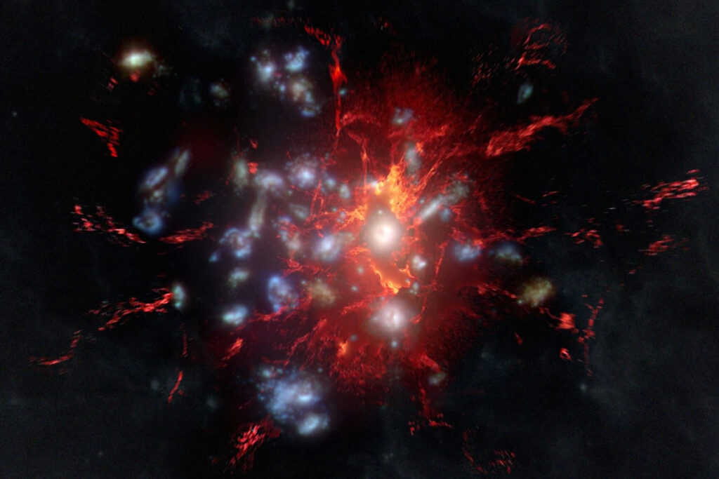 Un hallazgo inesperado en el universo temprano revela gas oculto que prolonga la formación estelar