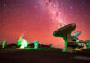ALMA revela filamentos misteriosos cerca del agujero negro de la Vía Láctea