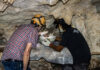Arqueólogos del INAH recuperan olla maya del posclásico en caverna de Quintana Roo