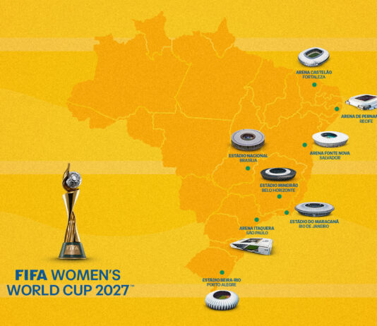 Brasil revela las ciudades sede de la Copa Mundial Femenina de la FIFA 2027