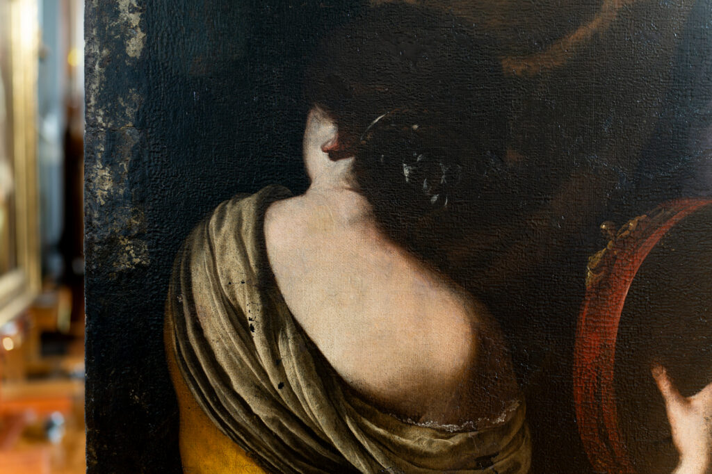 El Getty celebra a Artemisia Gentileschi con una obra rescatada de la explosión de Beirut