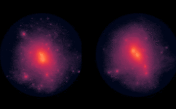 Investigadores crean galaxias virtuales para estudiar la materia oscura en el universo