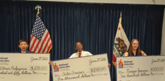 Jóvenes líderes destacan en la final estatal de California del National Civics Bee
