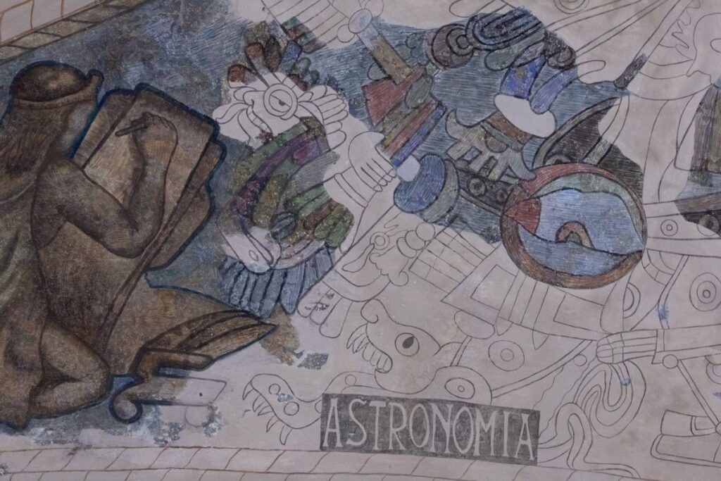 Restauran murales históricos del Museo Regional de los Pueblos de Morelos dañados por onda tropical