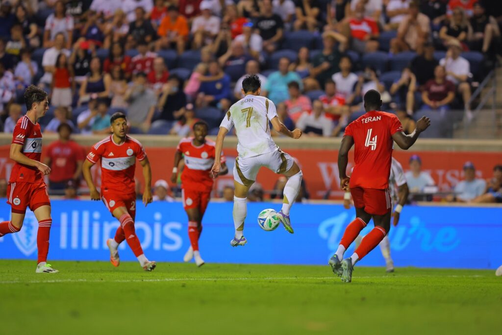 Son Heung-Min debuta en la MLS y salva a LAFC con empate 2-2 ante Chicago Fire
