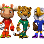 Maple, Zayu y Clutch Las mascotas del Mundial 2026 que celebran la diversidad y la cultura