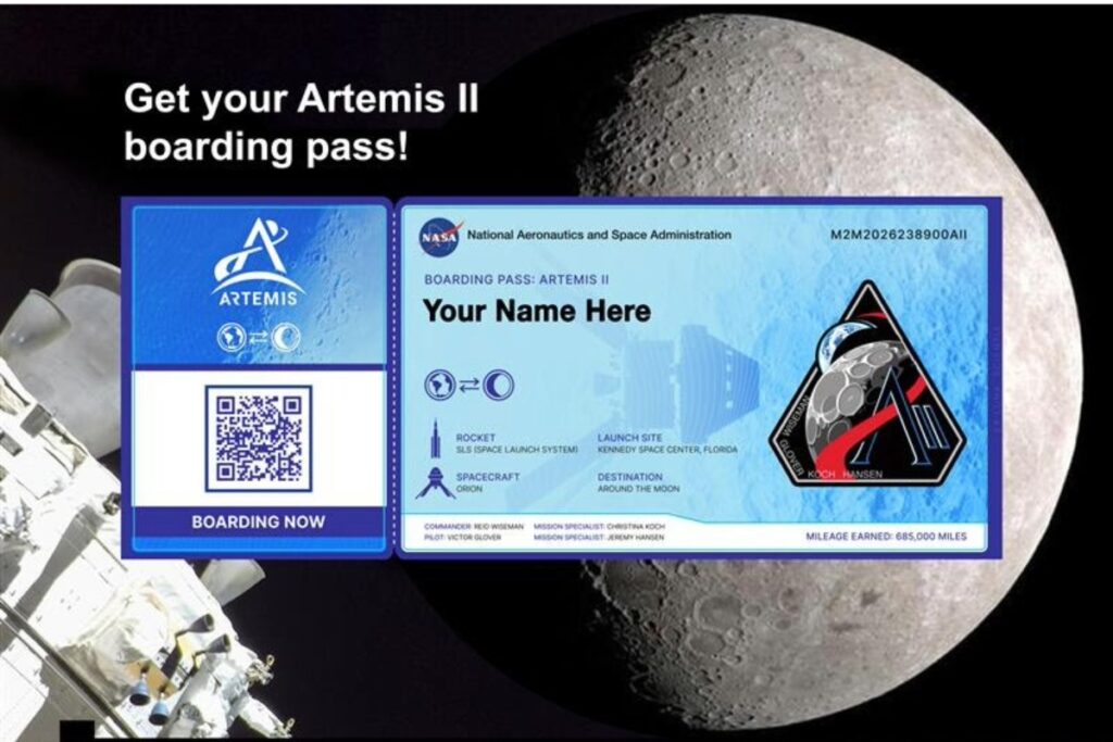 NASA invita al público a unirse al histórico vuelo Artemis II rumbo a la Luna