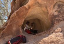 Estudiante de Cal State LA lidera estudio binacional sobre arte rupestre en Baja California