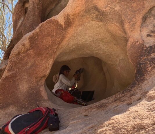 Estudiante de Cal State LA lidera estudio binacional sobre arte rupestre en Baja California Estudiante de Cal State LA lidera estudio binacional sobre arte rupestre en Baja California