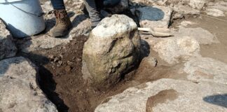 Hallan escultura preclásica en Yucatán durante obras del Tren Maya Hallan escultura preclásica en Yucatán durante obras del Tren Maya