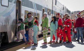 La magia del ferrocarril navideño: El expreso festivo de Metrolink regresa al sur de California