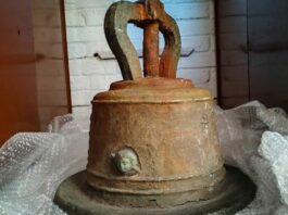 México recupera campana del siglo XIX robada en Tlaxcala y la restituye a su comunidad