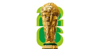 LEGO lanza réplica a tamaño real del trofeo de la Copa Mundial FIFA 2026