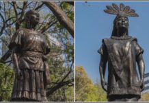 Rinden homenaje a seis mujeres indígenas de México en el Paseo de la Reforma Rinden homenaje a seis mujeres indígenas de México en el Paseo de la Reforma