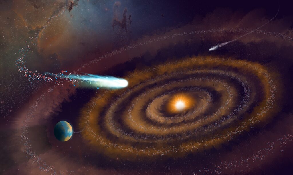 Detectan agua más antigua que el Sol en sistema planetario joven