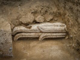 Encuentran antiguos relieves con símbolos de Tláloc en Tlaxcala Encuentran antiguos relieves con símbolos de Tláloc en Tlaxcala