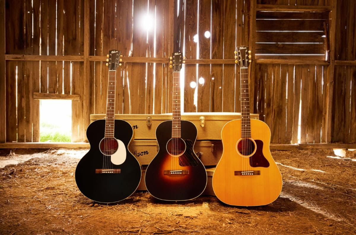 Gibson conmemora un siglo de guitarras flat-top con tres nuevos modelos Gibson conmemora un siglo de guitarras flat-top con tres nuevos modelos