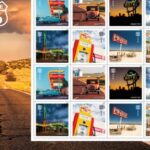 USPS revive la historia de la Ruta 66 con colección especial de estampillas