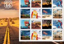 USPS revive la historia de la Ruta 66 con colección especial de estampillas USPS revive la historia de la Ruta 66 con colección especial de estampillas