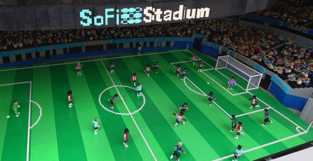 LEGOLAND California transforma su estadio LEGO con temática de fútbol