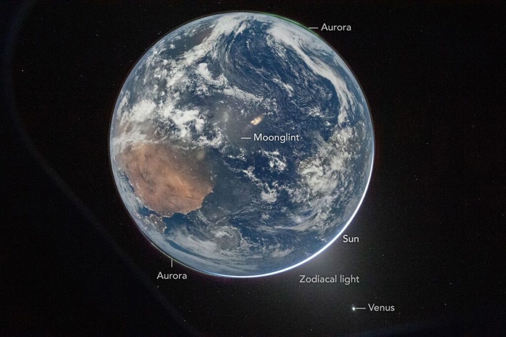 La impresionante foto de la Tierra que captó Artemis II rumbo a la Luna