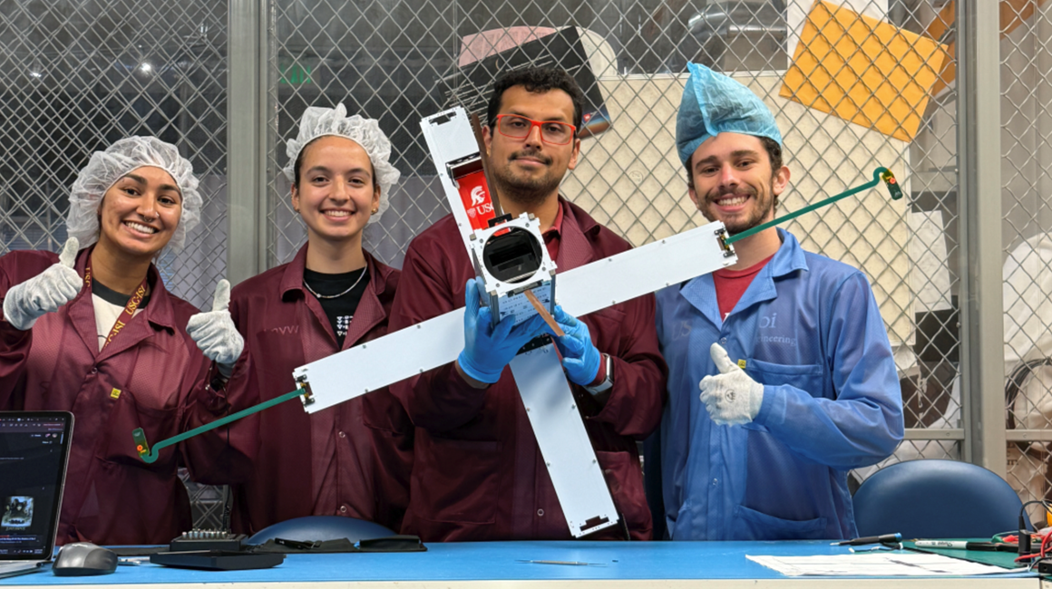 Satélite estudiantil de USC probará inteligencia artificial en órbita 1 Satélite estudiantil de USC probará inteligencia artificial en órbita
