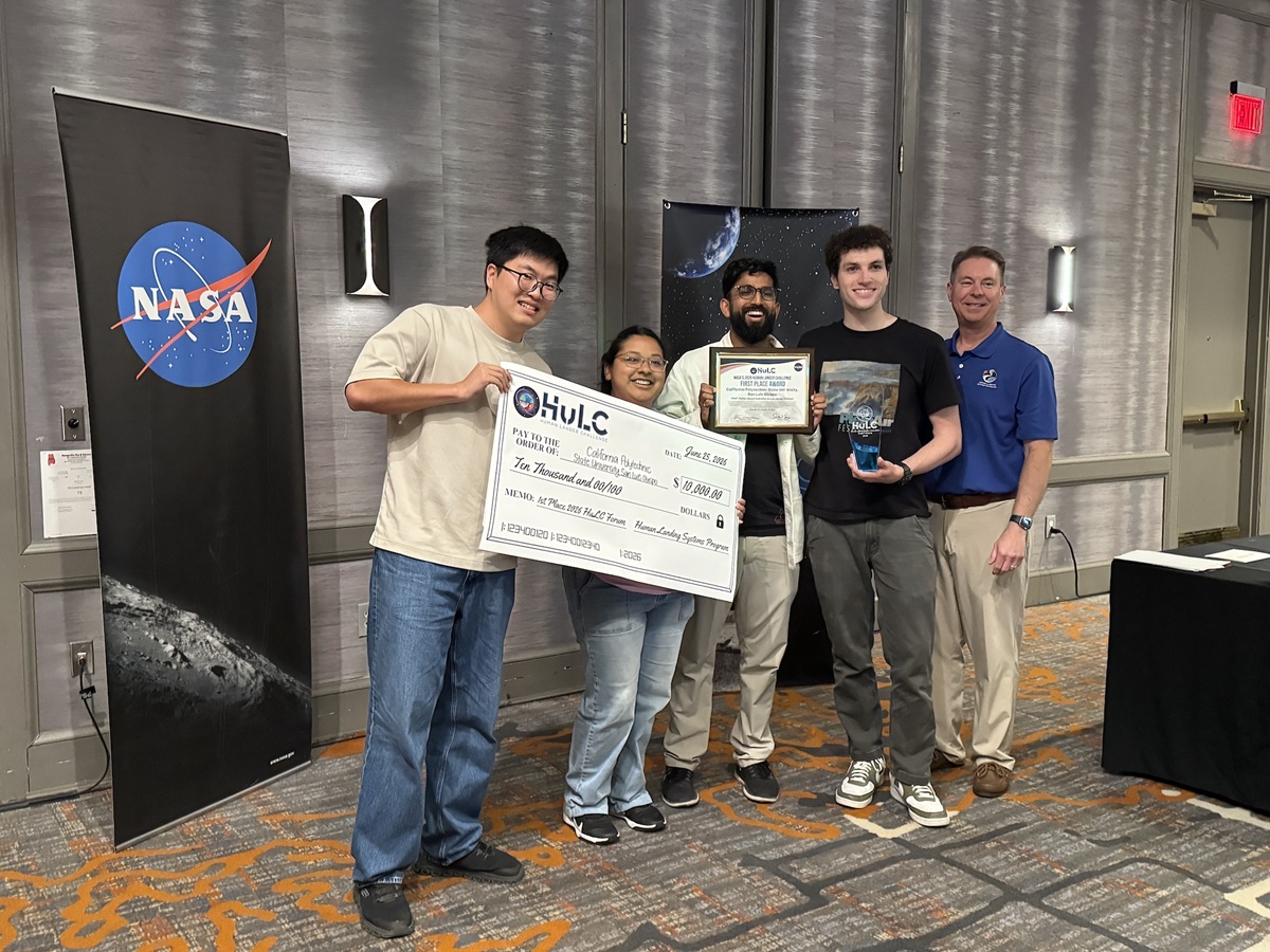 Estudiantes de Cal Poly ganan reto de NASA con sistema de agua fría para misiones espaciales Estudiantes de Cal Poly ganan reto de NASA con sistema de agua fría para misiones espaciales