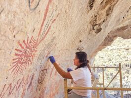 Restauran pinturas rupestres de la Cueva de las Monas Restauran pinturas rupestres de la Cueva de las Monas